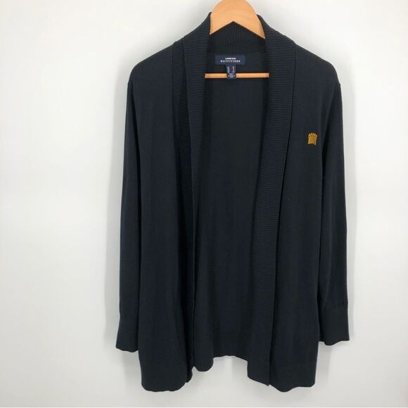 Lands End School Uniform Cotton Modal Shawl Collar Cardigan Sweater Womens XL - Picture 1 of 8